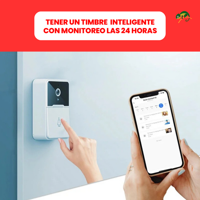 SMART DOORBELL - Timbre Inalámbrico Con Camara 🔥 SOLO POR HOY: 52% OFF 🔥