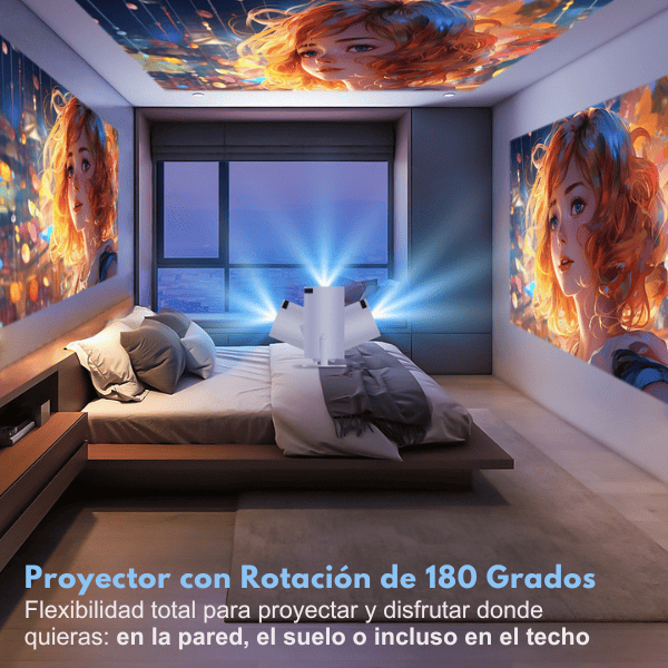 Projetor Portátil CineMax Super LED 🔥 40% OFF - SOLO POR HOY 🔥