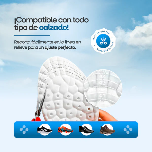 Plantilla Especial Orthoflex™ - 4D Pisando en Nubes