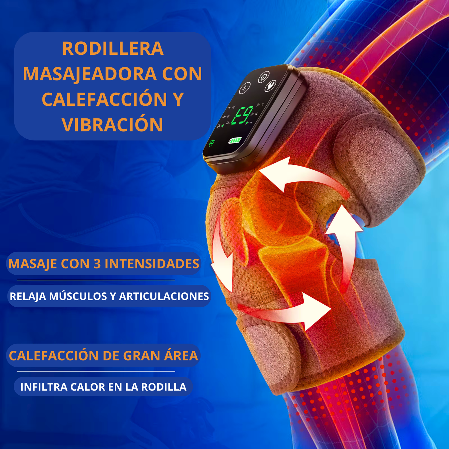 Rodillera de Terapia Térmica Inteligente 🚨 Último día de promoción 🚨