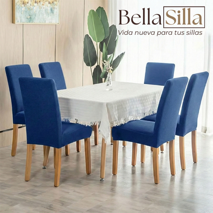BellaSilla – Juego de 6 Piezas Premium de Fundas para Silla
