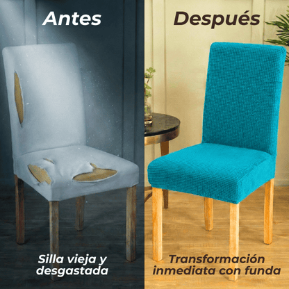 BellaSilla – Juego de 6 Piezas Premium de Fundas para Silla