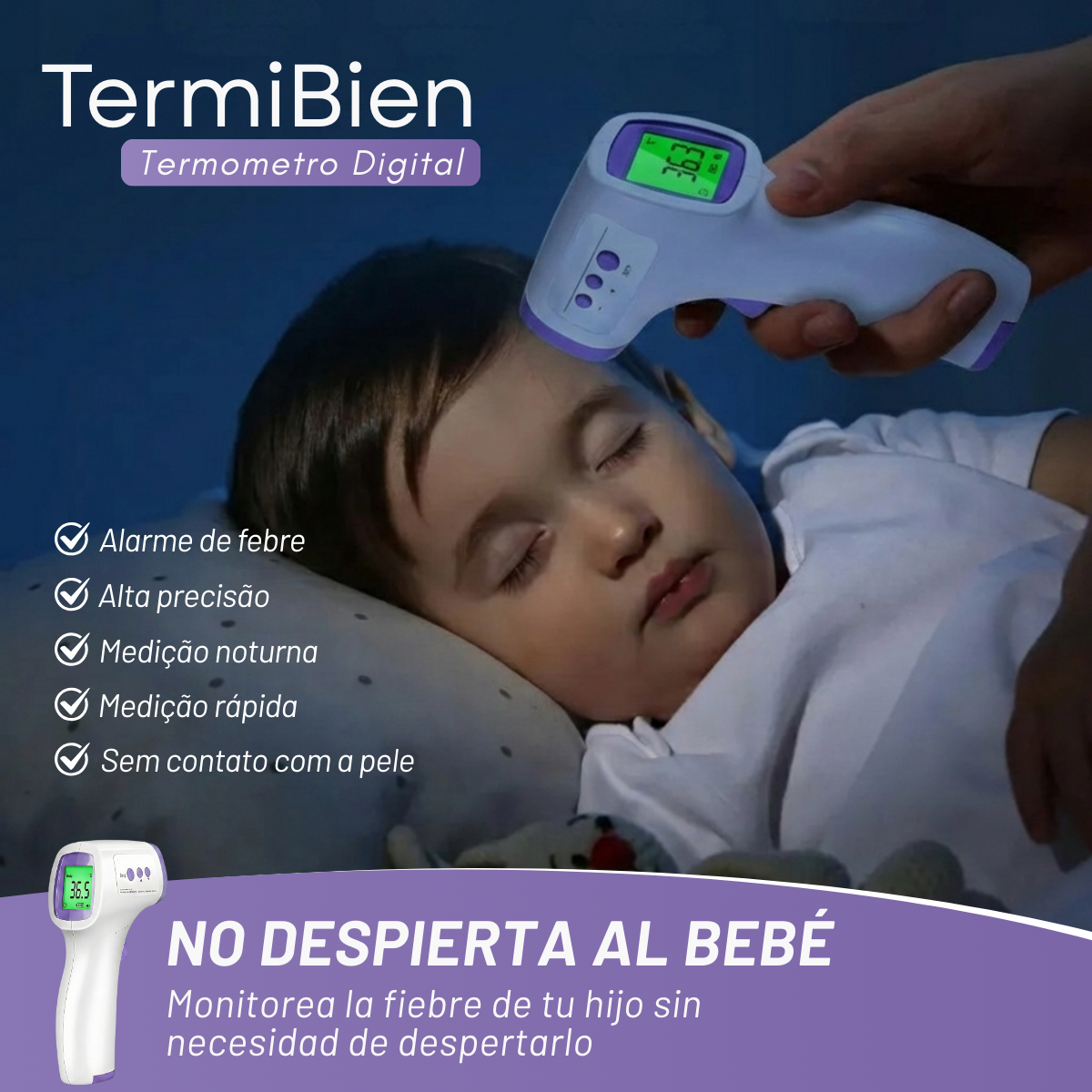 TermiBien™ - Termómetro Digital Infrarrojo