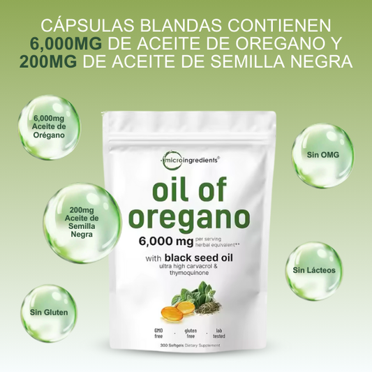 Aceite de Orégano con Semilla Negra