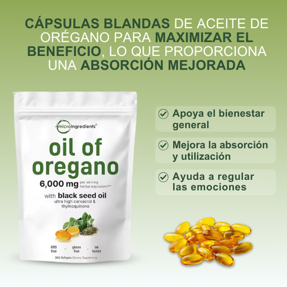 Aceite de Orégano con Semilla Negra