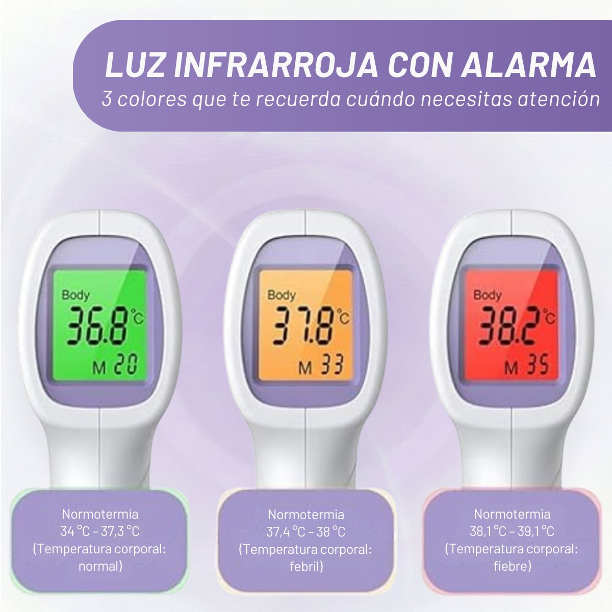 TermiBien™ - Termómetro Digital Infrarrojo