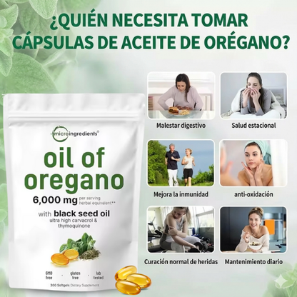 Aceite de Orégano con Semilla Negra
