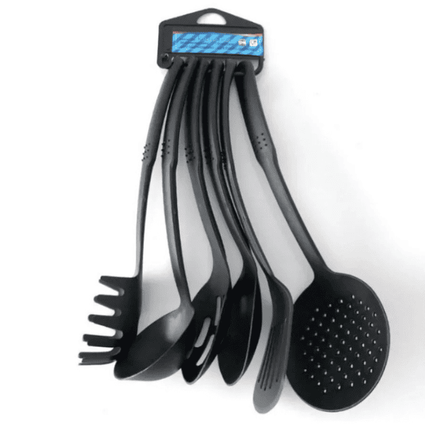 Set de 13 Piezas de Cocina | 3 Ollas Antiadherentes + 1 Sarten Antiadherente + Utensilios 🔥 50% OFF 🔥