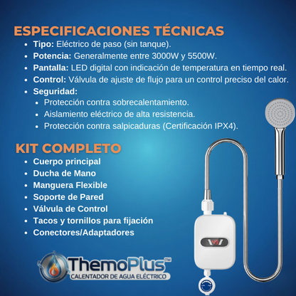 ThermoPlus - Calentador Aguaducha Eléctrico 🔥 40% de Descuento 🔥