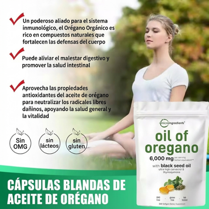 Aceite de Orégano con Semilla Negra