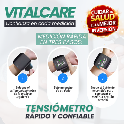 VitalCare™ - Toma tu presion rápido y confiable 💙