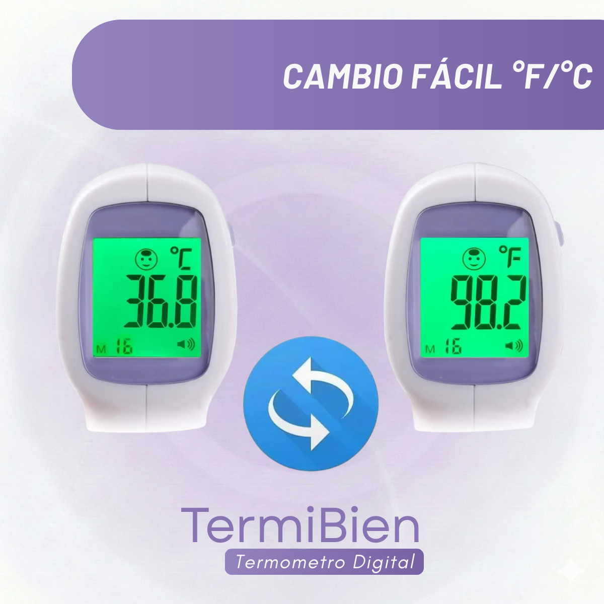 TermiBien™ - Termómetro Digital Infrarrojo