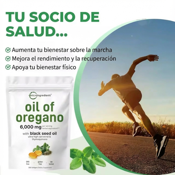 Aceite de Orégano con Semilla Negra