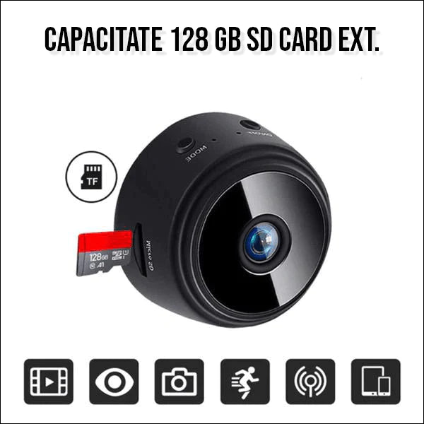 Mini camera de supraveghere wireless WiFi 1080p Full HD A9