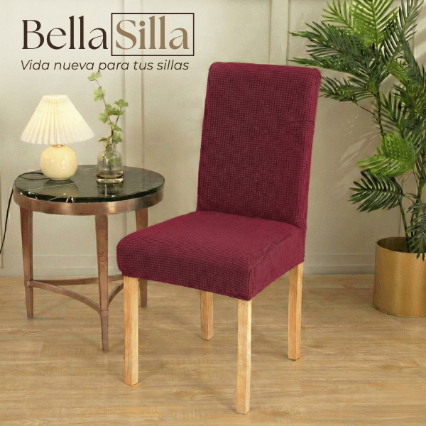 BellaSilla – Juego de 6 Piezas Premium de Fundas para Silla