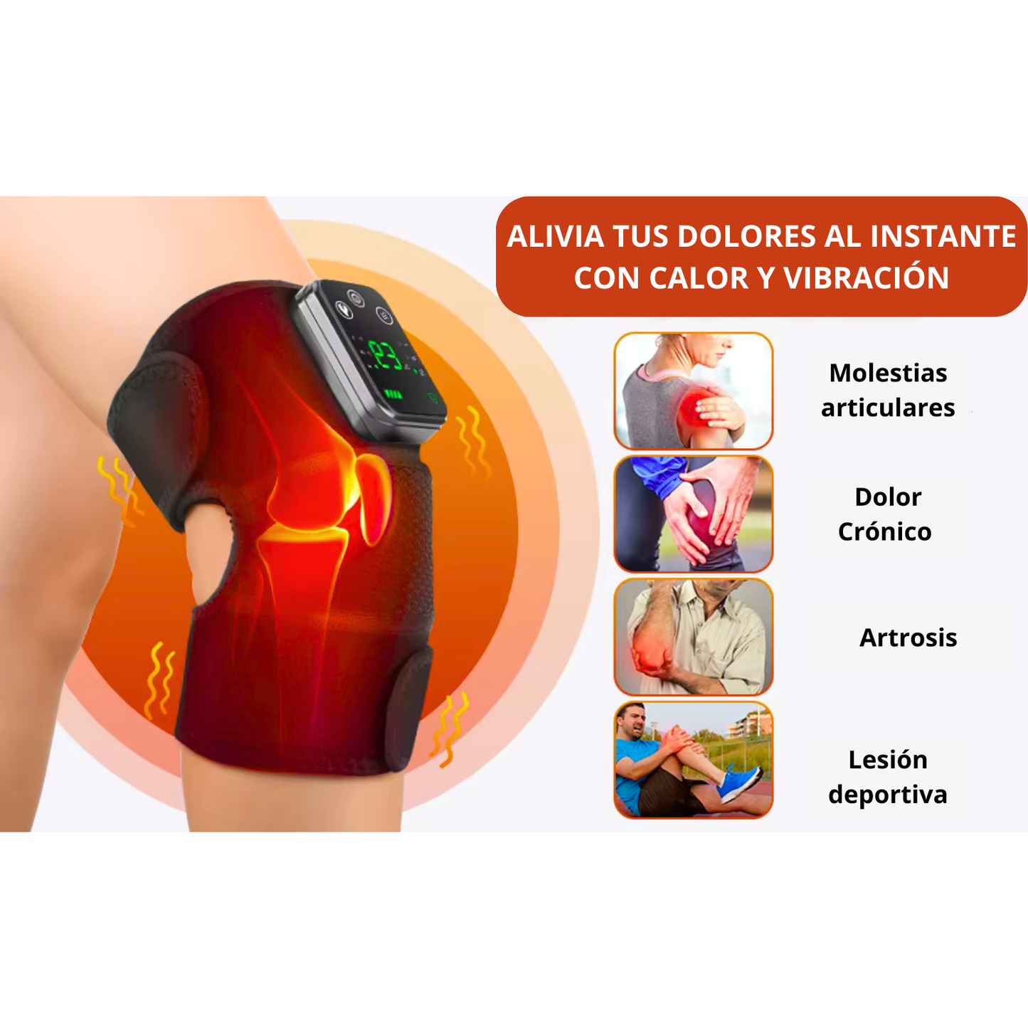 Rodillera de Terapia Térmica Inteligente 🚨 Último día de promoción 🚨