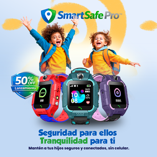 SmartSafe Pro™ - Reloj inteligente para niños con GPS