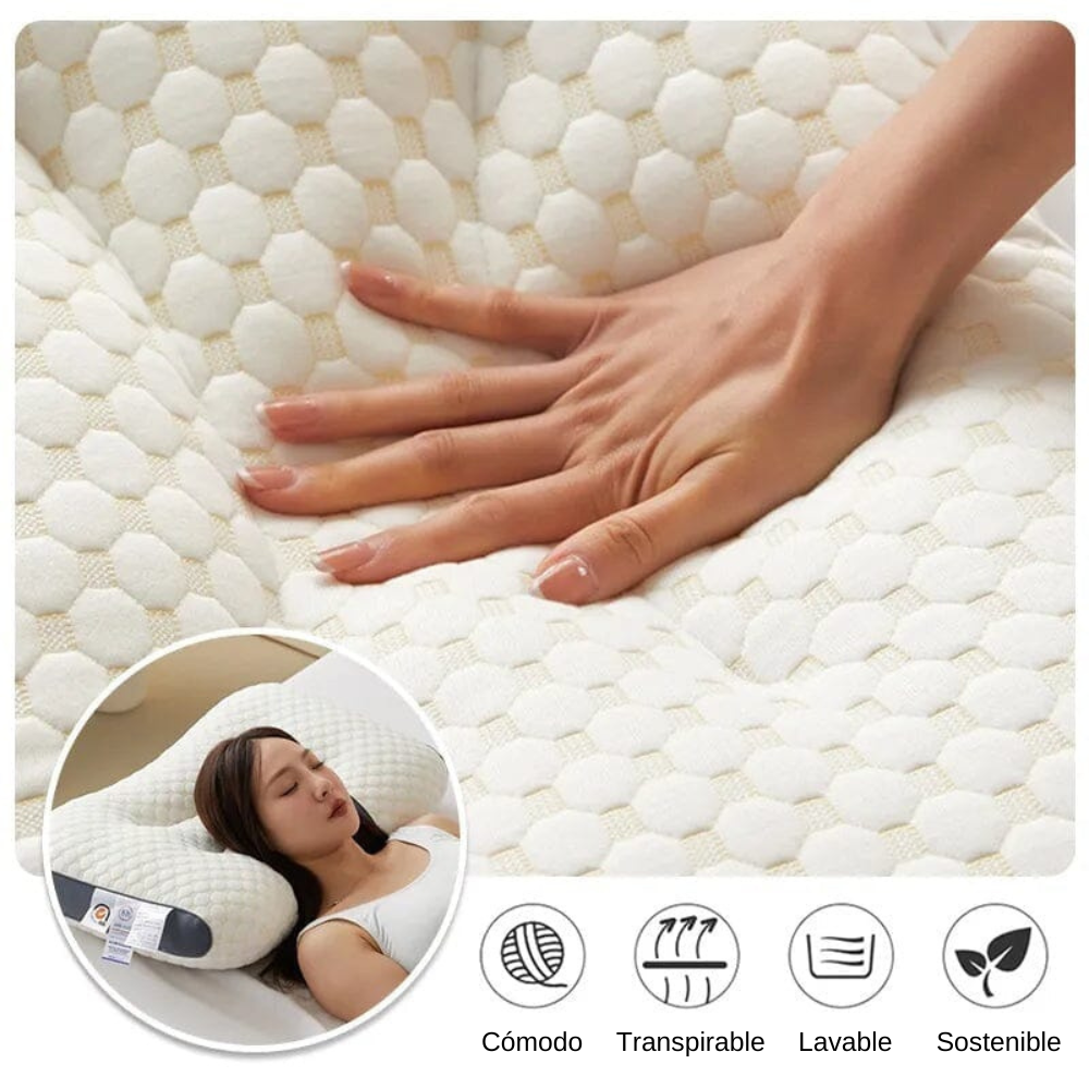 [2X1] Almohada Ortopédica 3D Anti Dolor 🚨 Últimas Unidades 🚨