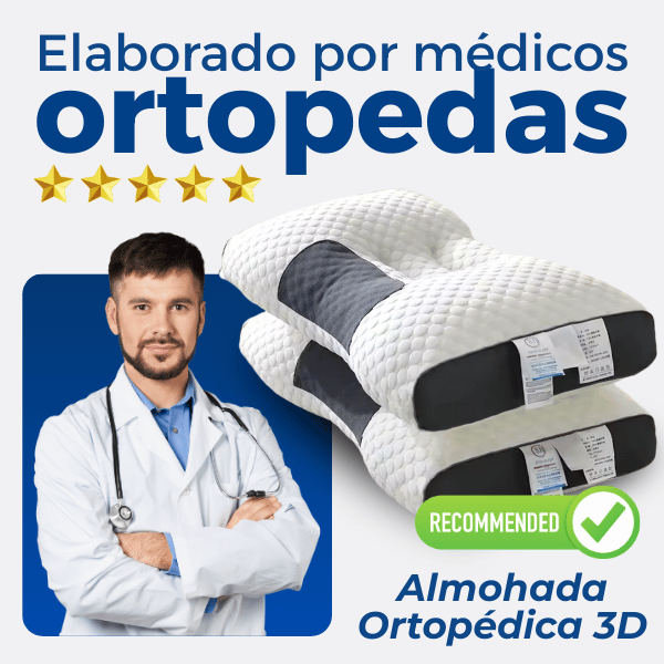 [2X1] Almohada Ortopédica 3D Anti Dolor 🚨 Últimas Unidades 🚨